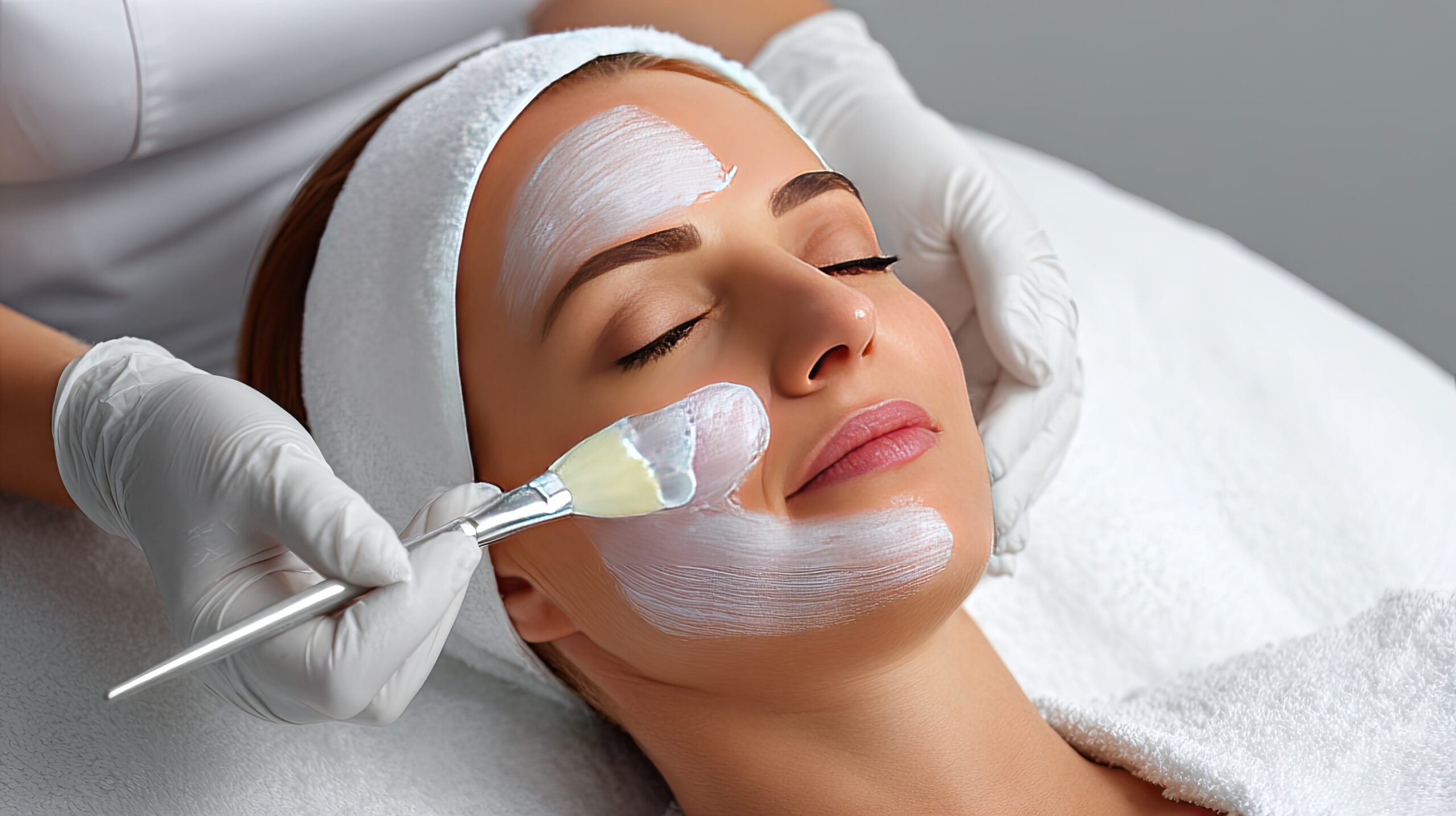 vecteezy a woman getting facial treatment at a spa 68009023 (2)